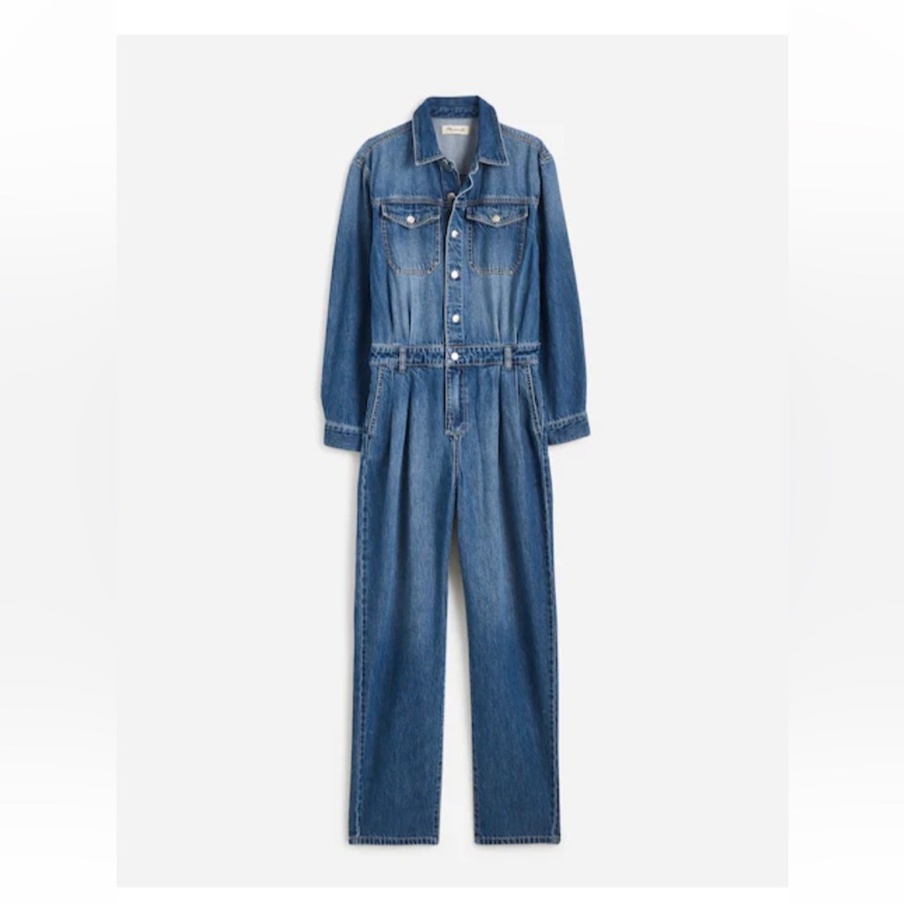 Madewell Blue Denim Women Jeans Overalls